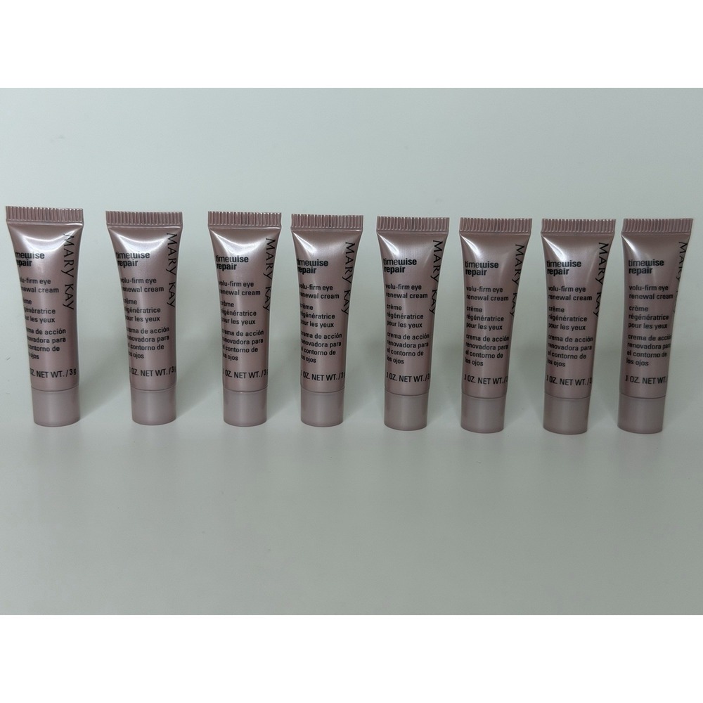 Mary Kay TimeWise Repair Volu-Firm Eye Renewal Cream Travel Size .1 Oz Lot Of 8